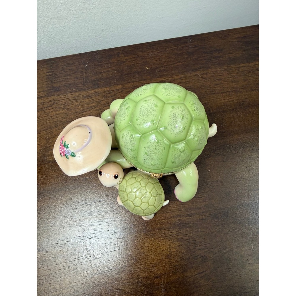 Ardleigh Elliott Grandmas Little Sweetheart Musical Turtle Trinket Box 2008 - Picture 2 of 4